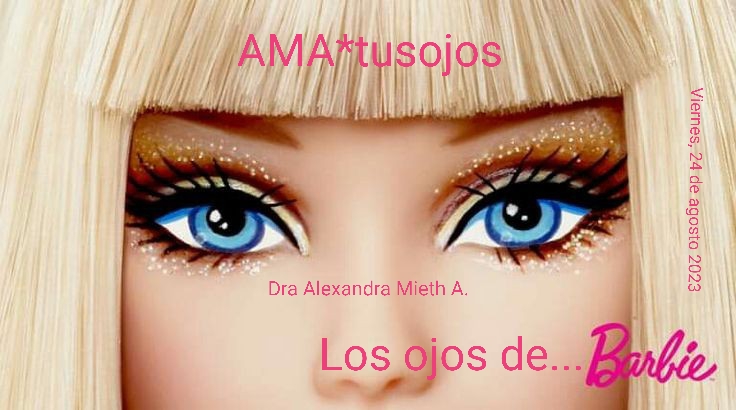  Alexandra Mieth en ama tus ojos, tema de hoy los ojos de la Barbie.