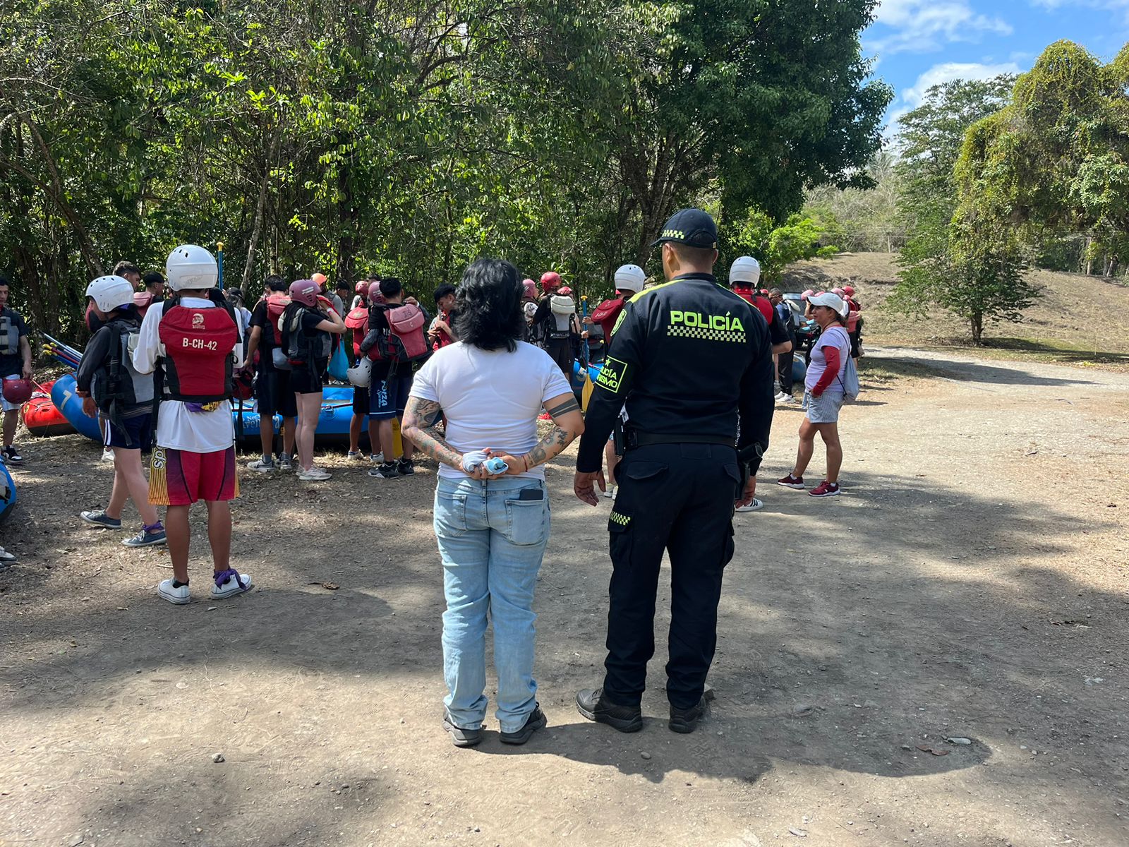  El grupo de Protección al Turismo y Patrimonio Nacional del Departamento de Policía Cundinamarca
