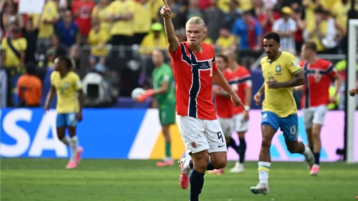  Noruega se clasifica por primera vez a cuartos de final de un Mundial: Haaland le da la victoria al equipo vikingo